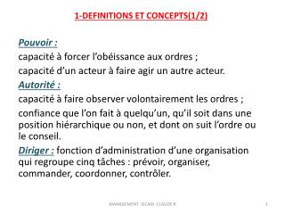 1-DEFINITIONS ET CONCEPTS(1/2)