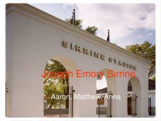 Joseph Emory Sirrine