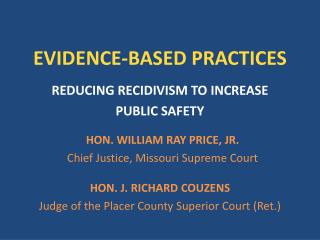 EVIDENCE-BASED PRACTICES