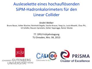 Auslesekette eines hochauflösenden SiPM-Hadronkalorimeters für den Linear Collider