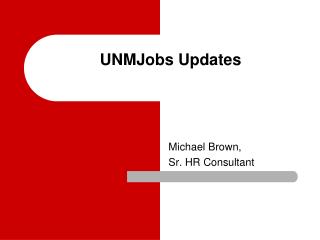 UNMJobs Updates