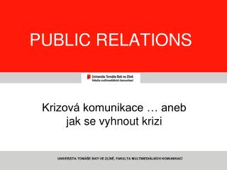 PUBLIC RELATIONS