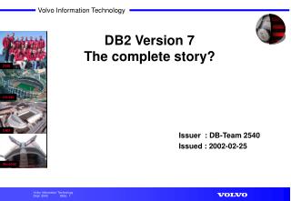 DB2 Version 7 The complete story?