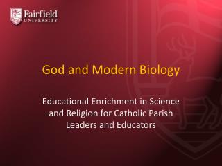 God and Modern Biology