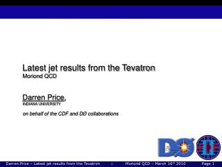 Latest jet results from the Tevatron Moriond QCD
