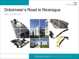 Dräxlmaier’s Road to Nicaragua