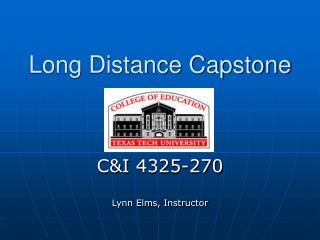 Long Distance Capstone