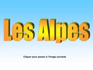 Les Alpes