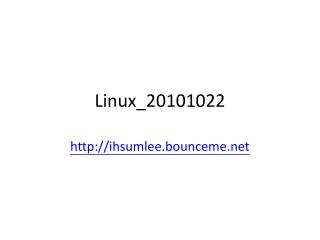 Linux_20101022