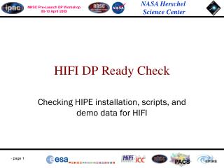 HIFI DP Ready Check