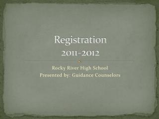 Registration 2011-2012