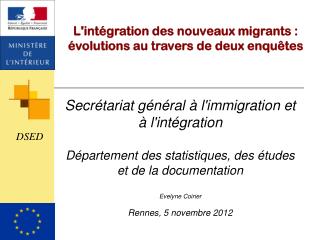 L'intégration des nouveaux migrants : évolutions au travers de deux enquêtes