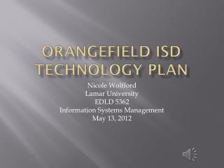 Technology Plan