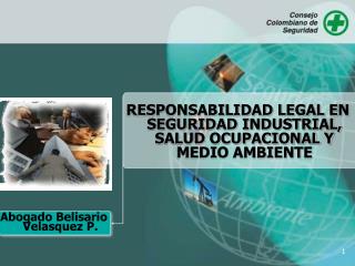 RESPONSABILIDAD LEGAL EN SEGURIDAD INDUSTRIAL, SALUD OCUPACIONAL Y MEDIO AMBIENTE