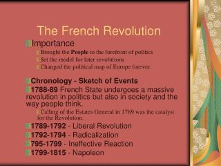 The French Revolution