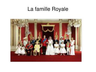 La famille Royale