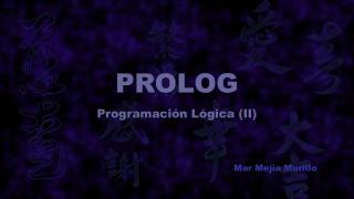 PROLOG Programación Lógica (II)