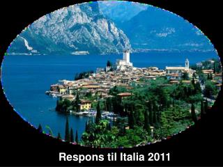 Respons til Italia 2011