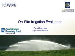 On-Site Irrigation Evaluation