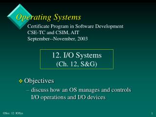 Operating Systems