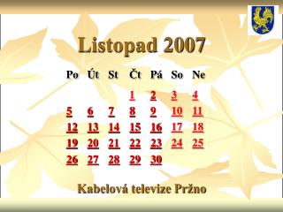 Listopad 2007