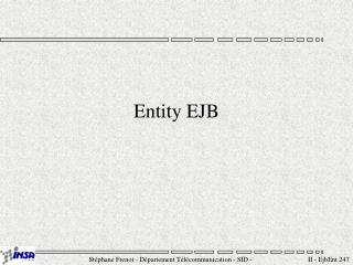 Entity EJB