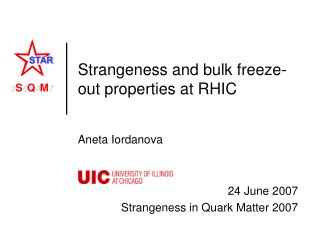 Strangeness and bulk freeze-out properties at RHIC