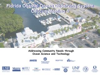 Florida Coastal Ocean Observing System Caucus Meeting 8
