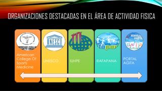 Organizaciones destacadas en el área de actividad fisica