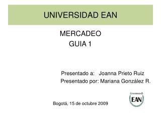 UNIVERSIDAD EAN