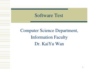 Software Test