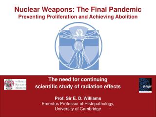 Nuclear Weapons: The Final Pandemic Preventing Proliferation and Achieving Abolition