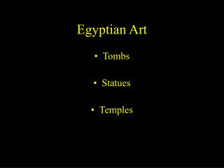 Egyptian Art