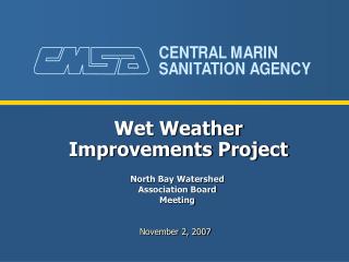 Wet Weather Improvements Project
