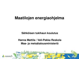 Maatilojen energiaohjelma