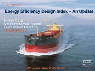 Energy Efficiency Design Index – An Update