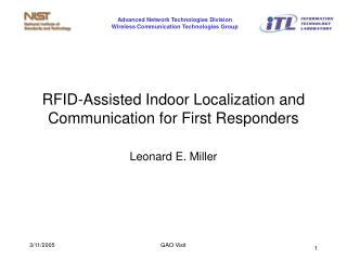 RFID-Assisted Indoor Localization and Communication for First Responders