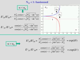 N 21 < 1: faasiseosed