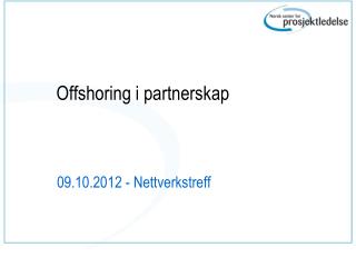 Offshoring i partnerskap