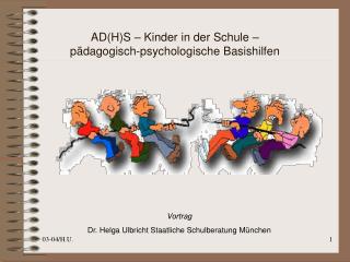 AD(H)S – Kinder in der Schule – pädagogisch-psychologische Basishilfen