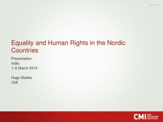 Equality and Human Rights in the Nordic Countries