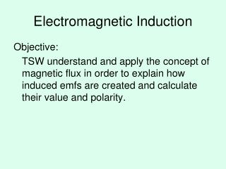 Electromagnetic Induction