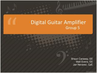 Digital Guitar Amplifier