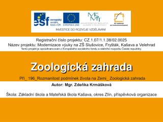 Zoologická zahrada