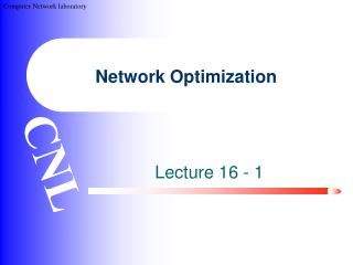 Network Optimization