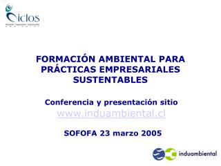 FORMACIÓN AMBIENTAL PARA PRÁCTICAS EMPRESARIALES SUSTENTABLES