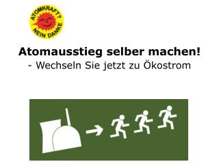 Atomausstieg selber machen!