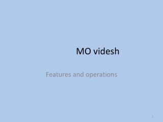 MO videsh