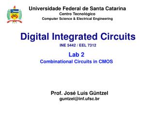 Universidade Federal de Santa Catarina Centro Tecnológico