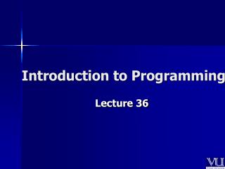 Introduction to Programming